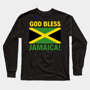 God Bless Jamaica Jamaica Long Sleeve T-Shirt